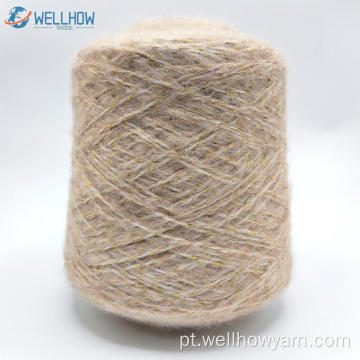 1/2,2nm 62%acrílico 22%poliéster 6%nylon 10%Lurex Air Yarn